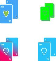 spelen kaarten icoon ontwerp vector
