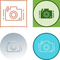 ontwerp camerapictogram vector