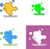 puzzel pictogram ontwerp vector