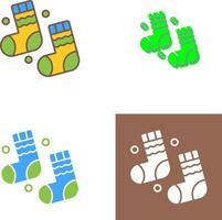 winter sokken icoon ontwerp vector