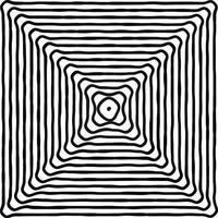 hypnotische fascinerende abstracte afbeelding. vectorillustratie. vector