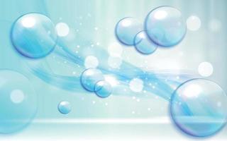 zeepbellen abstracte achtergrond vector illustratie eps10