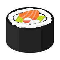 Japanse keuken sushi vector