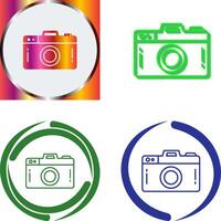 ontwerp camerapictogram vector