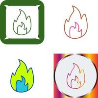 uniek vlam icoon ontwerp vector