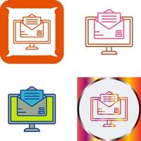 mail pictogram ontwerp vector