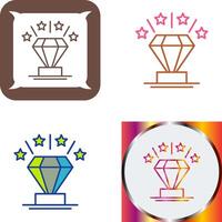 diamant pictogram ontwerp vector