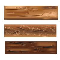 houten bord tegels vector