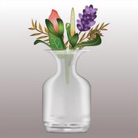 bloemen in een vaas vector