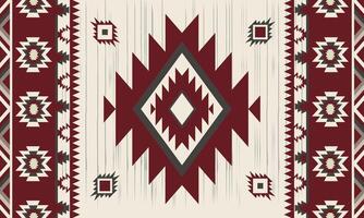 Navajo tribal naadloos patroon. inheems Amerikaans ornament. etnisch zuiden western decor stijl. boho meetkundig ornament. naadloos patroon. Mexicaans deken, tapijt. geweven tapijt illustratie vector