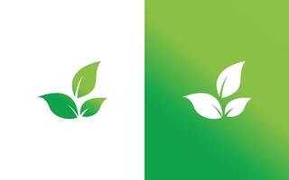 biologisch blad logo . natuur eco blad logo vector