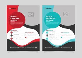 zakelijke brochure bedrijf folder ontwerp sjabloon vector