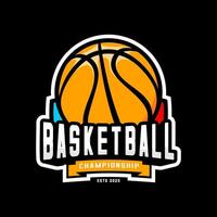 basketbal logo gemakkelijk vector