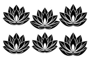 lotus bloem icoon ontwerp vector