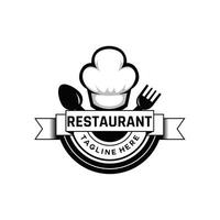 restaurant logo ontwerp logo vector