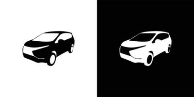 eenvoudig illustratieontwerp voor gezinsauto's vector