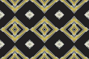 plein patroon naadloos inheems Amerikaans, motief borduurwerk, ikat borduurwerk ontwerp voor afdrukken figuur tribal inkt Aan kleding patola sari vector