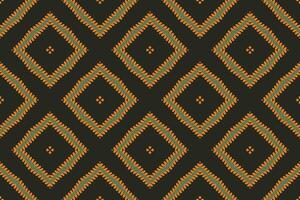 Peruaanse patroon naadloos bandana afdrukken zijde motief borduurwerk, ikat borduurwerk ontwerp voor afdrukken figuur tribal inkt Aan kleding patola sari vector