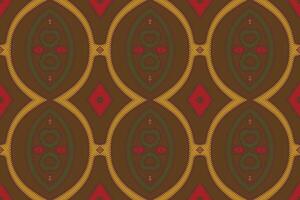 plein patroon naadloos inheems Amerikaans, motief borduurwerk, ikat borduurwerk ontwerp voor afdrukken Scandinavisch patroon Saree etnisch geboorte zigeuner patroon vector