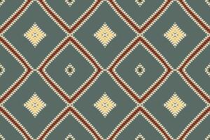 kurti patroon naadloos mughal architectuur motief borduurwerk, ikat borduurwerk ontwerp voor afdrukken Egyptische patroon Tibetaans mandala bandana vector