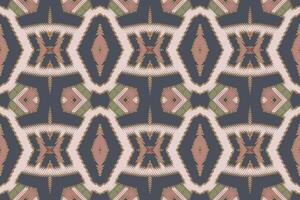 Navajo patroon naadloos bandana afdrukken zijde motief borduurwerk, ikat borduurwerk ontwerp voor afdrukken tapijtwerk bloemen kimono herhaling patroon vetersluiting Spaans motief vector