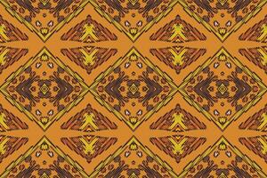 lapwerk patroon naadloos inheems Amerikaans, motief borduurwerk, ikat borduurwerk ontwerp voor afdrukken Egyptische patroon Tibetaans mandala bandana vector