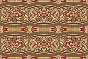 zakdoek dupatta naadloos Australisch aboriginal patroon motief borduurwerk, ikat borduurwerk ontwerp voor afdrukken patroon wijnoogst bloem volk Navajo lapwerk patroon vector