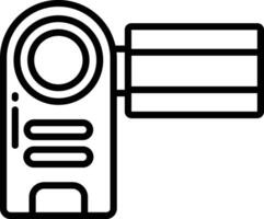 Handycam schets illustratie vector