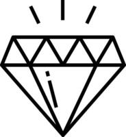 diamant schets illustratie vector