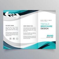 modern bedrijf drievoud brochure ontwerp sjabloon ontwerp illustratie vector