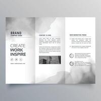 modern bedrijf drievoud brochure ontwerp sjabloon ontwerp illustratie vector