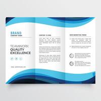 modern bedrijf drievoud brochure ontwerp sjabloon ontwerp illustratie vector