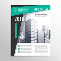 geweldig bedrijf brochure folder ontwerp sjabloon ontwerp in grootte a4 vector