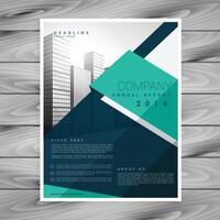 modern meetkundig abstract brochure folder ontwerp vector