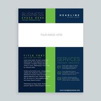 gemakkelijk brochure Hoes folder sjabloon ontwerp voor uw bedrijf vector