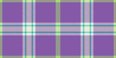 traditie controleren structuur , merk naadloos patroon tartan. winkel textiel plaid kleding stof achtergrond in paars en wit kleuren. vector