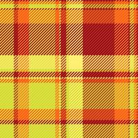 structuur naadloos Schotse ruit van patroon kleding stof controleren met een achtergrond textiel plaid. vector