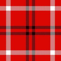 plaid controleren patroon. naadloos kleding stof textuur. Schotse ruit textiel afdrukken. vector