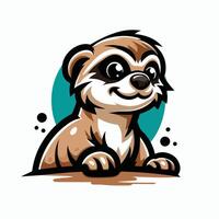 Afrikaanse civet mascotte vector