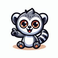 Afrikaanse civet mascotte vector