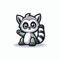 Afrikaanse civet mascotte vector