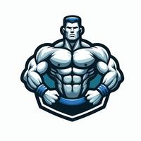 geschiktheid bodybuilder ontwerp Mens vector