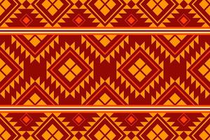 abstract meetkundig etnisch patroon. abstract meetkundig etnisch patroon Aan donker rood achtergrond. kan worden gebruikt in kleding stof ontwerp voor kleding, textiel, inpakken, achtergrond, behang, tapijt, borduurwerk vector