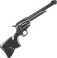 silhouet jachtgeweer geweer leger wapen zwart kleur enkel en alleen vector