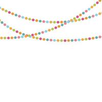 feest achtergrond met confetti vectorillustratie vector