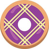 heerlijk zoet donuts geïsoleerd Aan wit achtergrond. kawaii tekenfilm ontwerp. vector