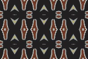 bukhara patroon naadloos Scandinavisch patroon motief borduurwerk, ikat borduurwerk ontwerp voor afdrukken patroon wijnoogst bloem volk Navajo lapwerk patroon vector