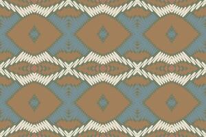 mode patroon naadloos mughal architectuur motief borduurwerk, ikat borduurwerk ontwerp voor afdrukken patroon wijnoogst bloem volk Navajo lapwerk patroon vector