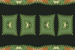 patola sari naadloos Scandinavisch patroon motief borduurwerk, ikat borduurwerk ontwerp voor afdrukken inheems kunst aboriginal kunst patroon bloemen kurti mughal grens vector