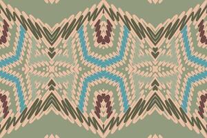kilim patroon naadloos bandana afdrukken zijde motief borduurwerk, ikat borduurwerk ontwerp voor afdrukken Australisch gordijn patroon meetkundig hoofdkussen model- kurti mughal bloemen vector